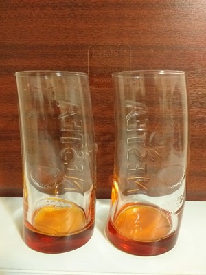 pahar de colectie Nestea set 2 pahare inalte nes cafe frappe, sucuri ice tea, etc - imagine 2