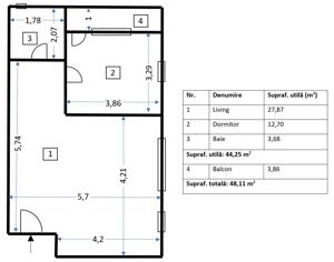 Vand apartament cu 2 camere in sectorul 5 - imagine 9