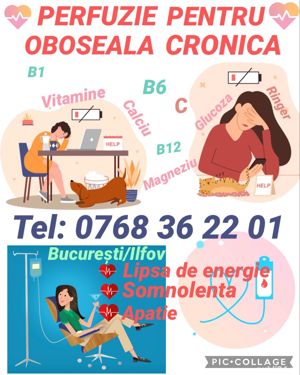 Perfuzie Pentru oboseala cronică in București si Ilfov 