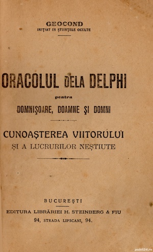 Oracolul din Delphi Cunoașterea viitorului și a lucrurilor neștiute - imagine 3