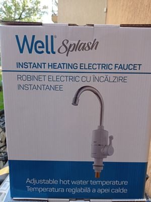 baterie robinet electric  cu dus nou sigilat  - imagine 3