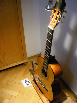 Chitară veioză, anii 1970 (cod 125)  - imagine 4