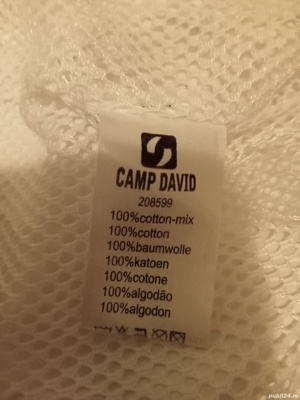 Jacheta alba Camp David impermeabila  - imagine 2