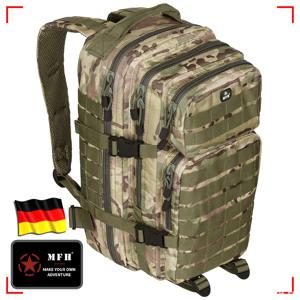 RUCSAC MILITAR MFH camuflaj stil Combat Armata impermeabil 30L Molle - w w w autenticshop . ro 