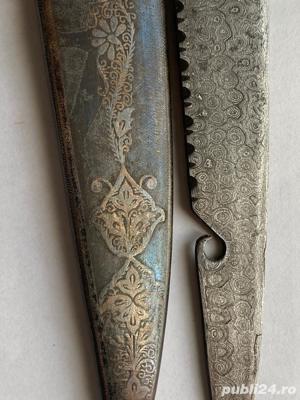 Articol arabesc vechi imbracat in argint Sec. XIX Vechi - imagine 1