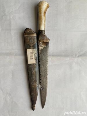 Articol arabesc vechi imbracat in argint Sec. XIX Vechi - imagine 2