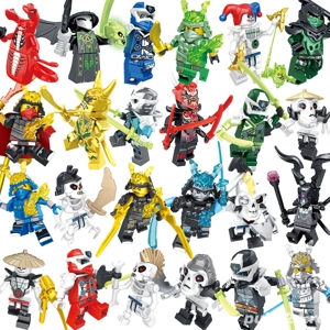 Set 24 Minifigurine tip Lego Ninjago cu Skull Sorcerer si Morro