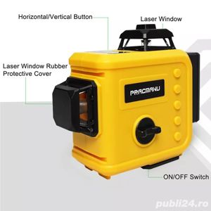 Nivela laser 3D verde - imagine 3