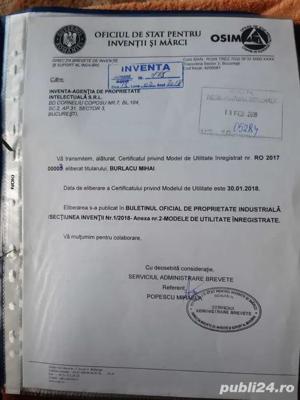 Inventie + prototip Remorca autoincarcatoare cu transport baloti rotunzi - imagine 4