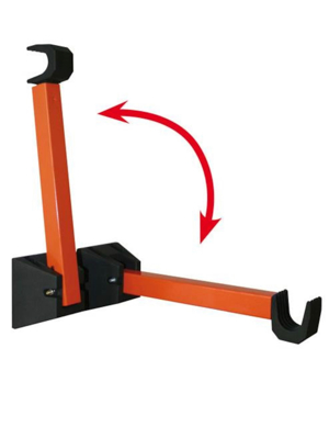 Suport depozitare bicicleta pentru perete Lampa - imagine 4