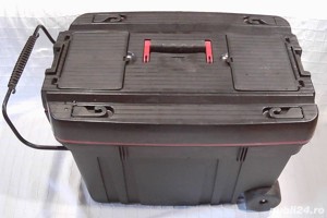 Cutie plastic transport și depozitare cu roți pentru scule. (c117)
