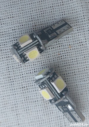 Bec LED SMD super bright Angel Eye + parking + etc. BMW 5 series E60, E61 : T10--510--5W5 CanBus OK - imagine 4