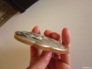  Iepuras argint 145 miniatura de colectie Italia 1970 original, cadou rar - imagine 6