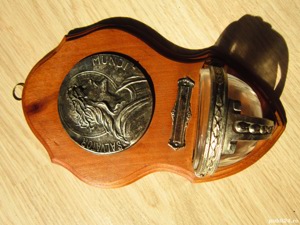 decoratiune colectie Holy Water Salvator Mundi pt apa sfintita vintage 1939 