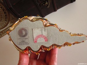 cadou rar Cornul abundenței Ottaviani Italy argintat+cristale Swarovski  - imagine 6