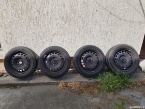 Jante cu anvelope Hankook 205/55/R16 DOT 2018 Golf 5 Golf 6 Golf 7 Passat B6 Passat B7 Passat B8 etc
