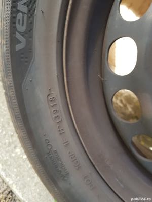 Jante cu anvelope Hankook 205/55/R16 DOT 2018 Golf 5 Golf 6 Golf 7 Passat B6 Passat B7 Passat B8 etc - imagine 3
