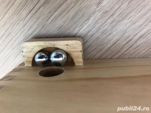 Labirint din lemn cu bila, cu 2 planse - imagine 3