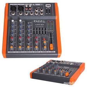 Mixer audio, Ibiza Sound MX401,4 canale ,efecte si USB