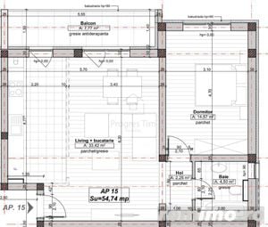 Apartament 2 camere - 55mp - Bloc nou - parcare inclusa - imagine 11