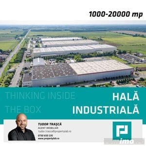 Warehouse to LEASE between 1.000 - 10.000sqm - imagine 1