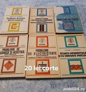 Vând diverse cărti/culegeri matematica, fizica, chimie - imagine 7