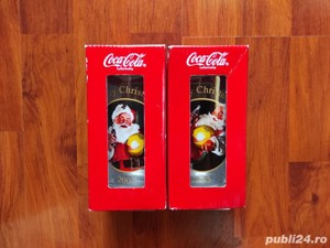 vand 2 pahare de colectie COCA COLA 2005 ( made in france )