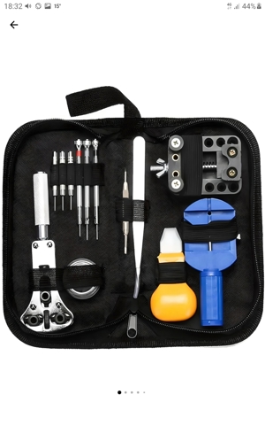 Set de 18 instrumente pentru repararea ceasurilor,bratarilor,curelelor,nou