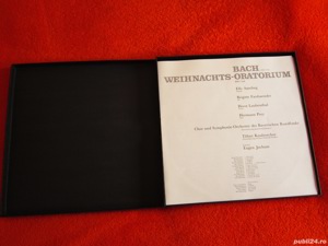 vinil Bach Oratoriul de Craciun dir.Eugen Jochum 3LP Olanda 1973 - imagine 3