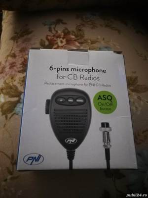 Microfon Statie Radio CB, tip mufa 6 Pini. - imagine 3