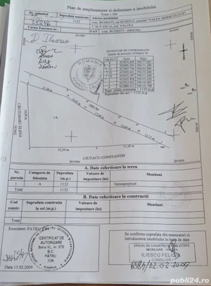 direct propietar teren intravilan comuna budesti sat budesti strada aninilor nr.12. - imagine 3