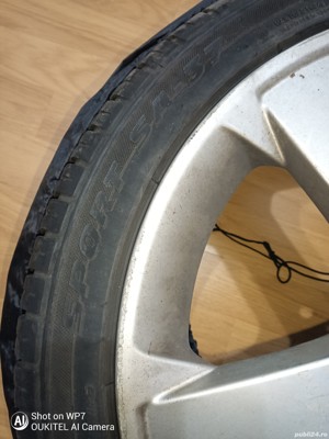 Vând jenți aluminiu cu anvelope  - imagine 2