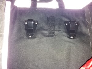 Geanta ghiozdan portbagaj motocicleta bicicleta scuter 40x30x15cm. Material fas plus pelerina. Fabri - imagine 7