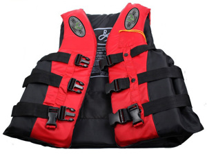 Vesta de salvare: rosie portocalie galbena - marimi: XL, 2XL, 3XL - imagine 2