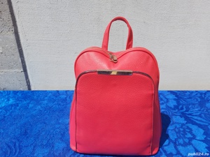 Rucsac dama, de tip geanta, Free, Rosu 28*32*13 cm