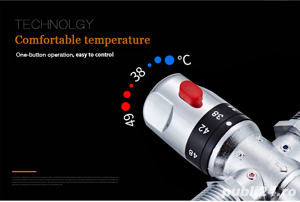 Vana amestec termostatat vana mixare vana antioparire vana 3 cai robinet termostatat - imagine 2