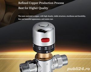 Vana amestec termostatat vana mixare vana antioparire vana 3 cai robinet termostatat - imagine 7