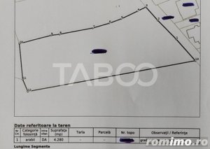 Teren intravilan 4280 mp acces la drum si utilitati zona deosebita - imagine 12