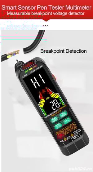 Aparat de măsurat Multimetru cu sau fără acumulator Non-Contact voltage - imagine 2