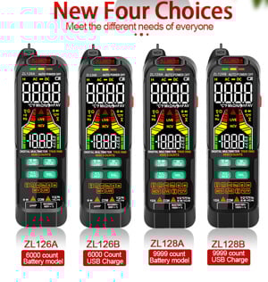 Aparat de măsurat Multimetru cu sau fără acumulator Non-Contact voltage