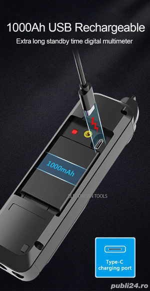 Aparat de măsurat Multimetru cu sau fără acumulator Non-Contact voltage - imagine 6