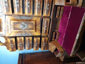 Vind tabernac antic lemn masiv cu furnir de nuc - imagine 9