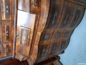 Vind tabernac antic lemn masiv cu furnir de nuc - imagine 4