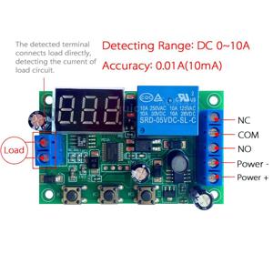Modul protectie 0-10A, 7-30VDC la supra curent / sarcina programabil