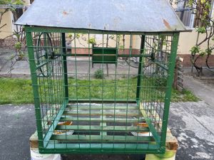 Vand tambur de fantana cu manivela si acoperis - imagine 3