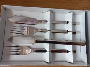 Tacâmuri de pește,pt.6 pers. Tchibo, Inoxidabil 18 10