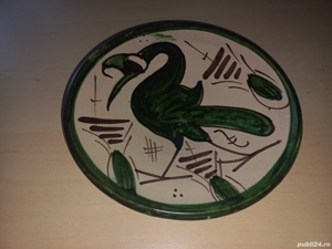 Farfurii ceramică sau portelan unicat , rare lucrate manual