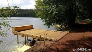 Stalpi lemn salcam pentru pontoane - imagine 3