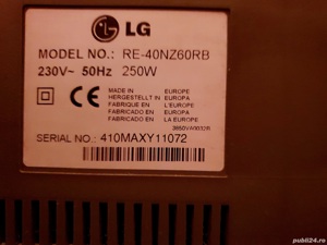 TV LG plasma 100cm RE-40NZ60RB cu stativ si boxa inclusa - imagine 6