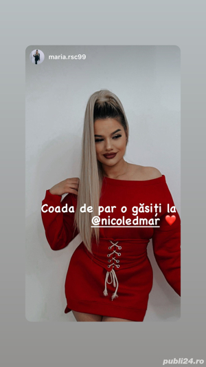 COZI DE PAR Nicole D Mar/ extensii de par cu bentita si agrafe/ diverse nuante  - imagine 6